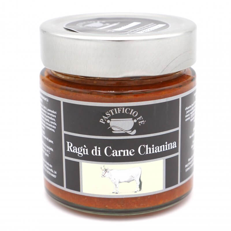 Sauce tomate et viande de boeuf de race Chianina - Pastificio - Pauline&Olivier